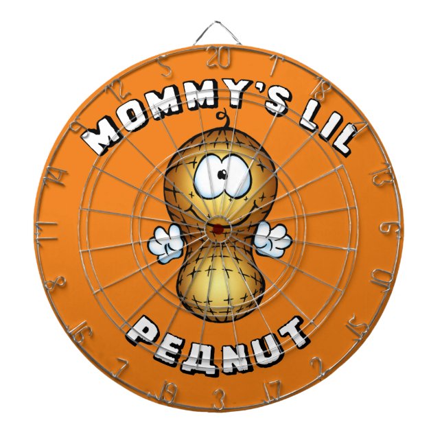 Mommy's Lil Peanut Dartboard With Darts (Front)