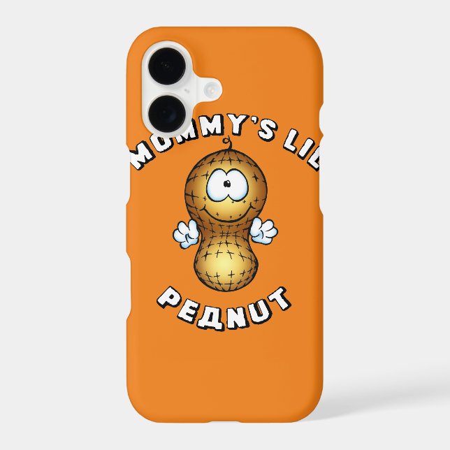Mommy's Lil Peanut Iphone Case (Back)