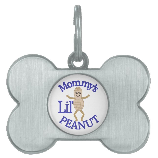 Mommy's Lil' Peanut Pet ID Tag (Front)