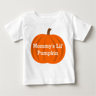 Mommy's Lil' Pumpkin Cute Halloween Baby Custom Baby T-Shirt
