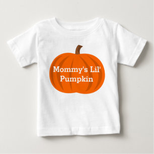 Mommy's Lil' Pumpkin Cute Halloween Baby Custom T-Shirt