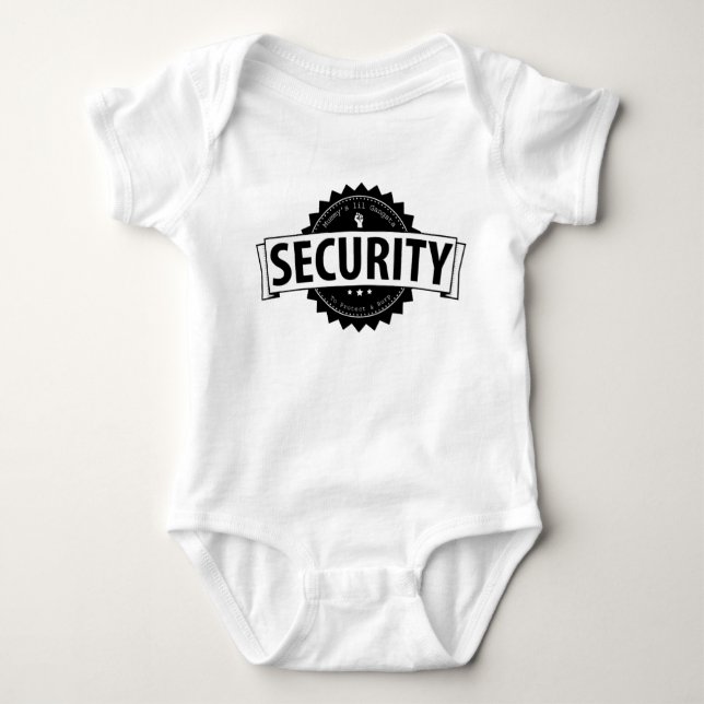 Mommy's Lil Security Baby Bodysuit (Front)