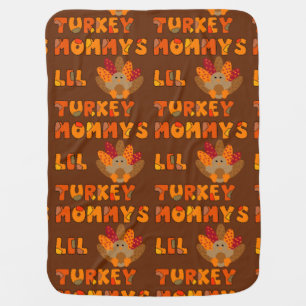 Mommys Lil Turkey Swaddle Blanket