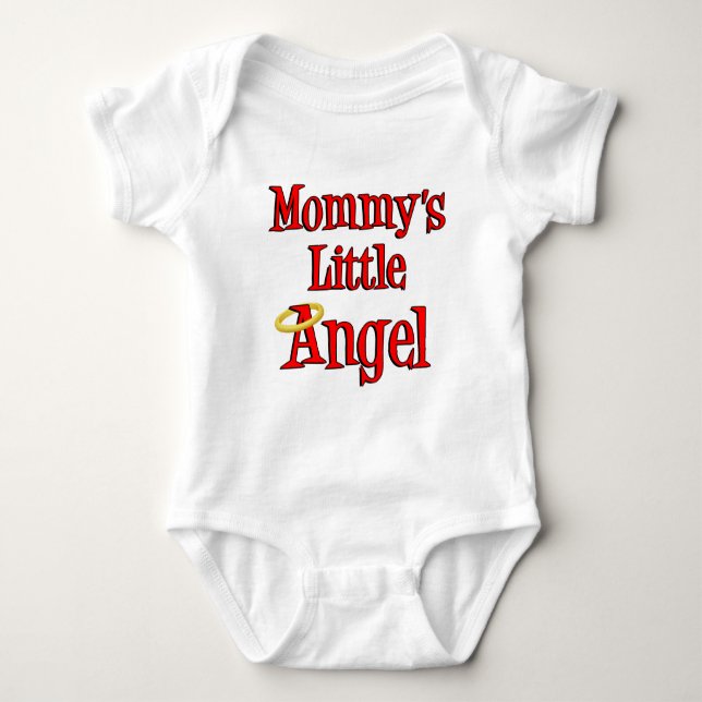 Mommy's Little Angel Baby Bodysuit (Front)