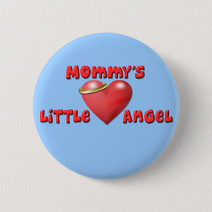 Mommy's Little Angel Button