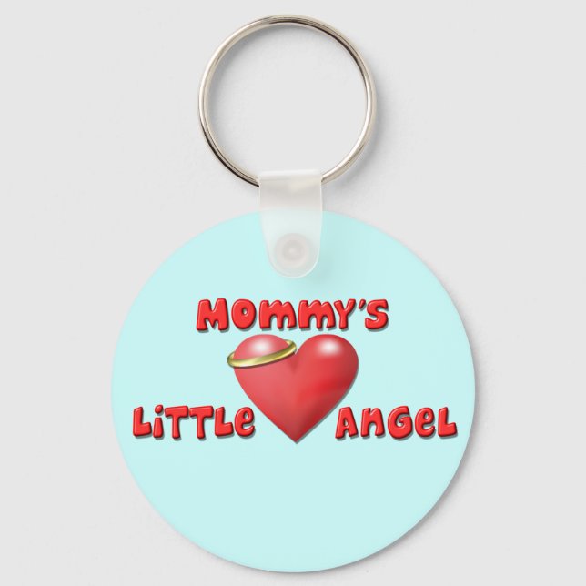 Mommy's Little Angel Keychain (Front)