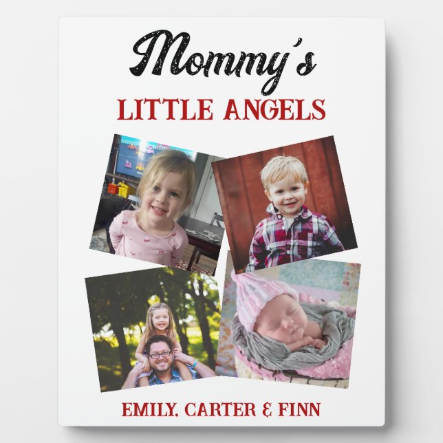 Mommy's Little Angels | Photo Gift Plaque (Front)