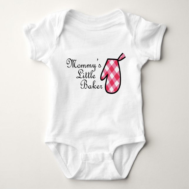 Mommy's Little Baker Baby Bodysuit (Front)