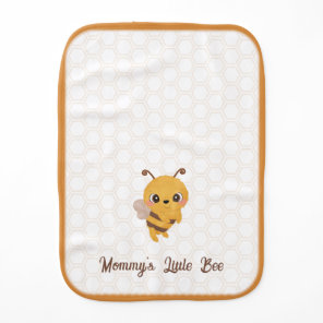 Mommy's Little Bee Baby Burp Cloth