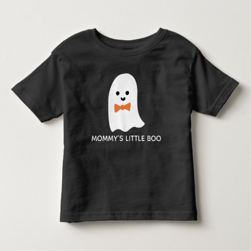 Mommys Little Boo cute boy ghost Toddler T_shirt