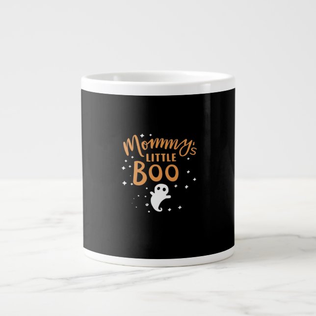 Mommys Little Boo Halloween Classic Design Giant Coffee Mug (Front)