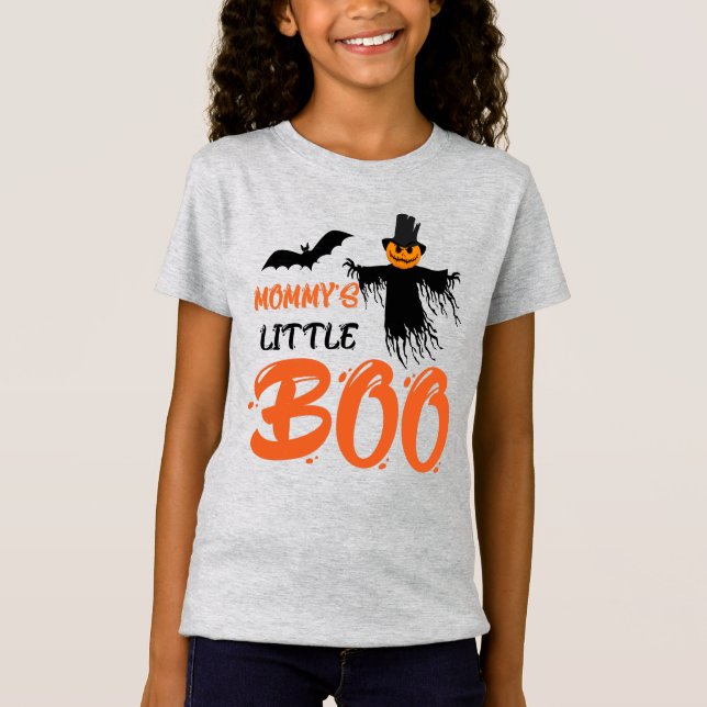 Mommy's-Little-Boo-Halloween-tshirt-329 T-Shirt (Front)