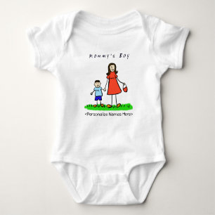 Mommy's Little Boy - Brunette Mother & Son Shirt