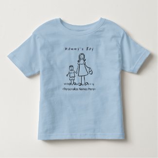 Mommy's Little Boy - Mother & Son Custom T-Shirt