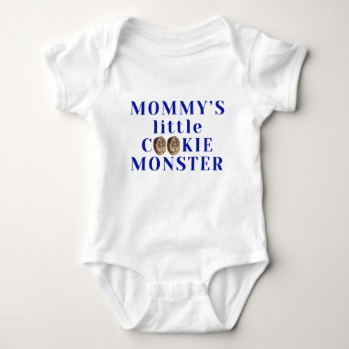 Mommys Little Cookie Monster Baby Bodysuit