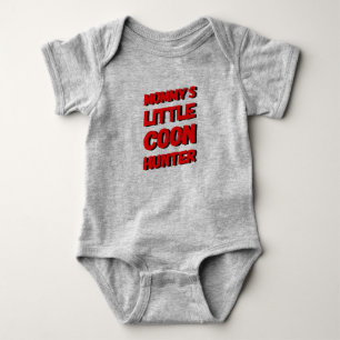 Mommy's Little Coon Hunter Baby Bodysuit