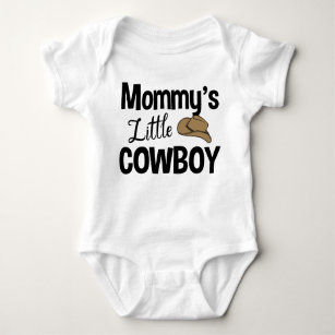 Mommy's Little Cowboy Baby Bodysuit