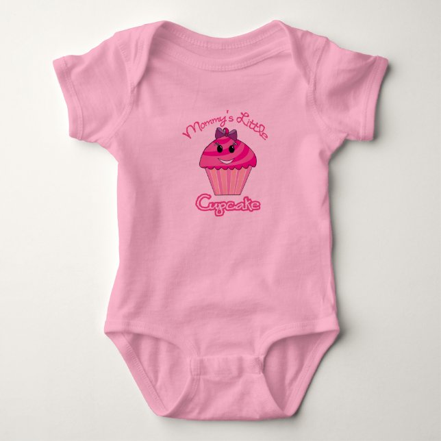 Mommy's Little Cupcake Girl's Creeper (Front)