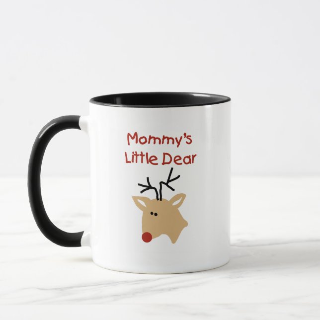Mommy's Little Dear Tshirts and Gifts Mug (Left)