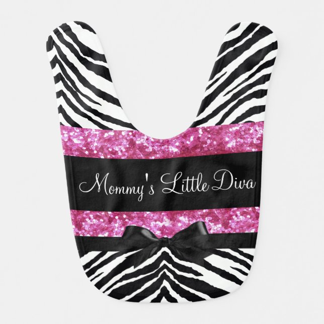 Mommy's Little Diva Bib (Front)