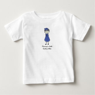Mommy's Little Fashion Plate Baby T-Shirt