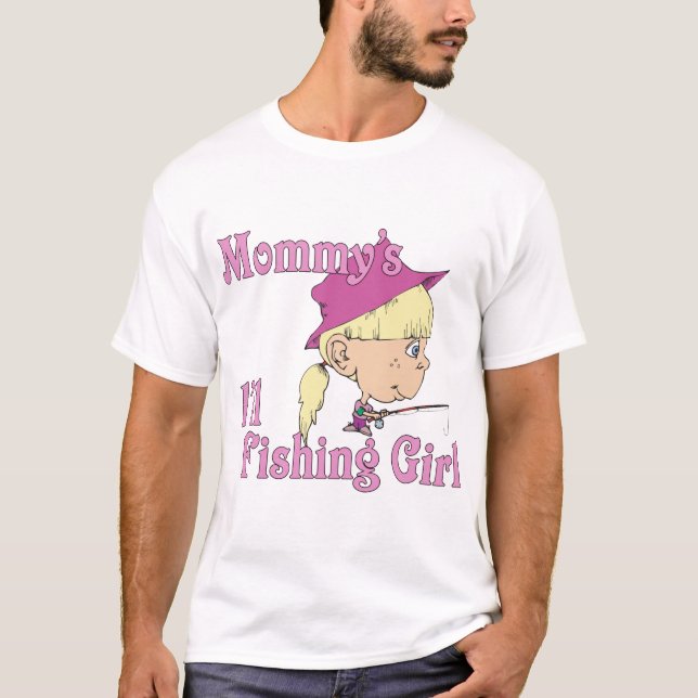 Mommy's Little Fishing Girl T-Shirt (Front)