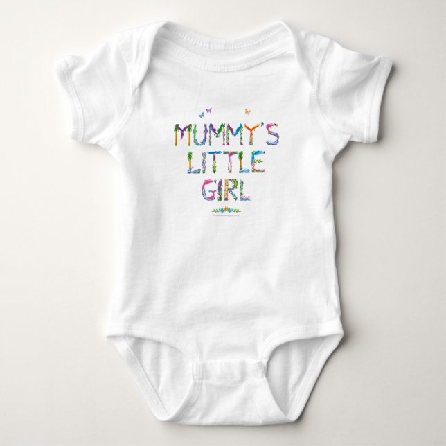Mommy's Little Girl - Baby bodysuit (Front)