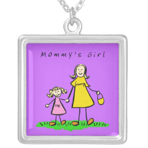 Mommy's Little Girl (Blond) Necklace Pendant