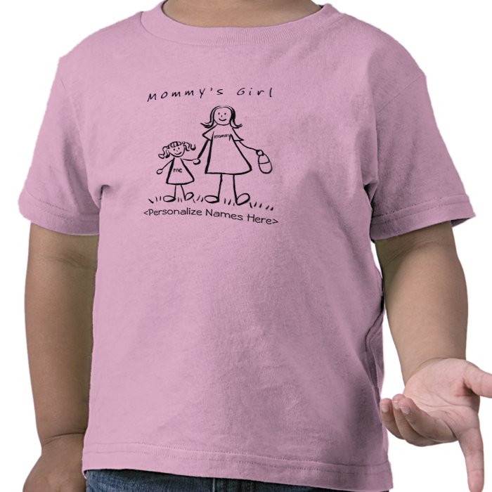 Mommy's Little Girl   Mother & Daughter T Shirt