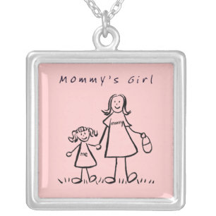 Mommy's Little Girl Necklace Charm Pendant