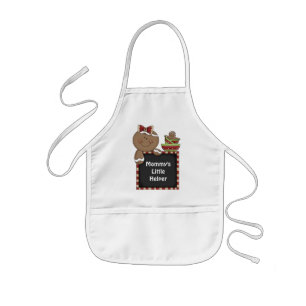Mommy's Little Helper Gingerbread apron