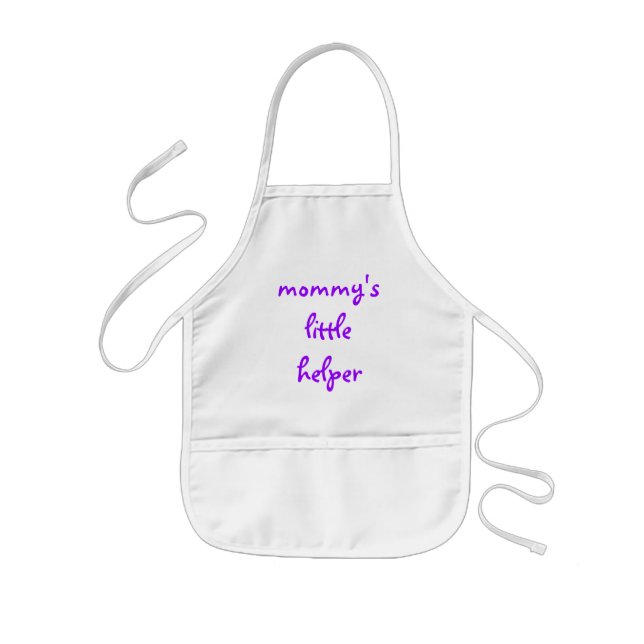 mommy's little helper kids' apron (Front)