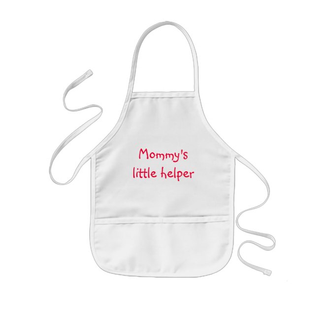 Mommys little helper kids' apron