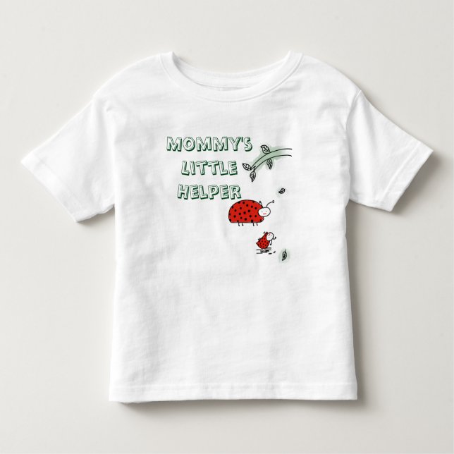 Mommy's little helper Lady bug cool custom shirt (Front)