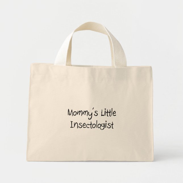 Mommys Little Insectologist Mini Tote Bag (Front)