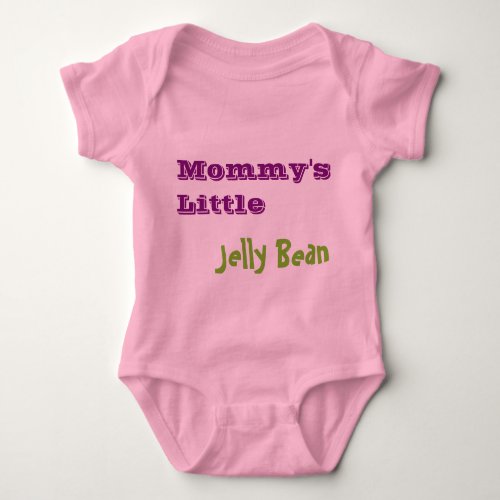 Mommys Little Jelly Bean Baby Bodysuit