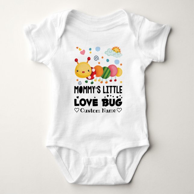 Mommy's Little Love Bug Baby Bodysuit (Front)