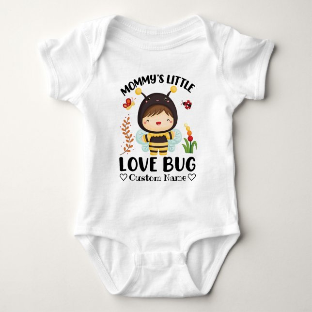 Mommy's Little Love Bug Baby Bodysuit (Front)