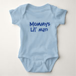 Mommys Little Man Baby Bodysuit at Zazzle