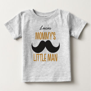 Mommy's Little Man Baby T-Shirt