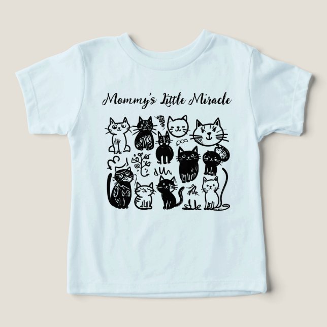 Mommy's Little Miracle | Cute Baby T-Shirt | Adora Toddler T-shirt (Design Front)