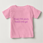 Mommy&#39;s Little Miracle Daddy&#39;s Little Girl! Baby T-shirt at Zazzle
