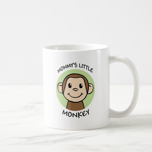 Mommy's Little Monkey Coffee Mug (Right)