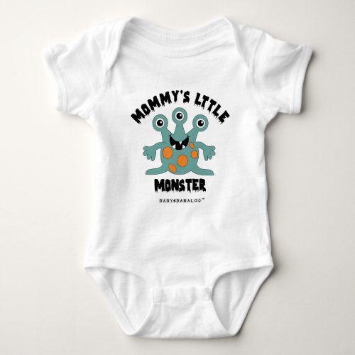 Mommys Little Monster Baby Bodysuit