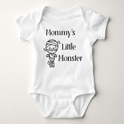 Mommys Little Monster Baby Bodysuit