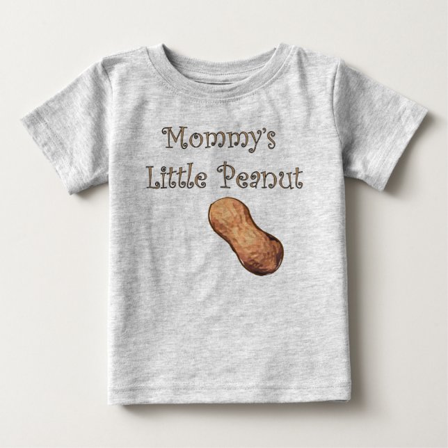 Mommy's Little Peanut Baby T-Shirt (Front)