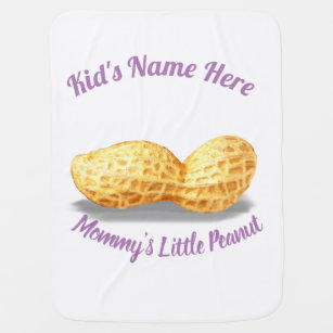 Mommy's Little Peanut Custom Baby Blanket