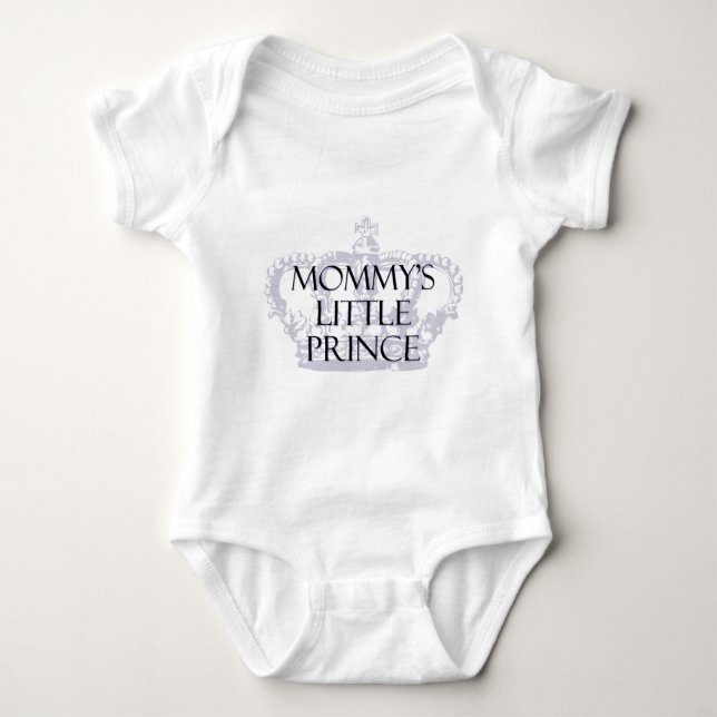 Mommy's Little Prince Baby Bodysuit (Front)