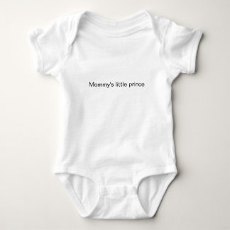 Mommy's little prince baby bodysuit
