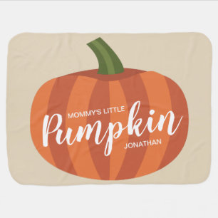 Mommy's Little Pumpkin Cute Fall Autumn Baby Blanket